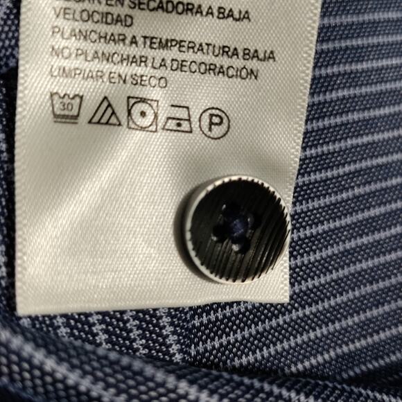 Tommy Bahama Men's Coastline Polo Shirt Size Small Navy Blue Striped NWOT - Picture 11 of 13